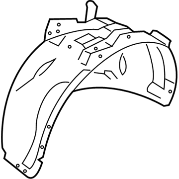 Volvo XC90 Fender Splash Shield - 31457218