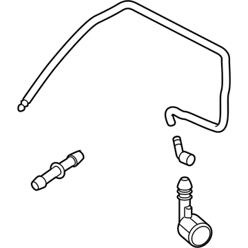 Volvo V90 Windshield Washer Hose - 31395050