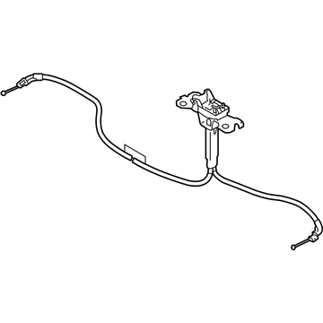 2010 Volvo XC90 Door Latch Cable - 31253050