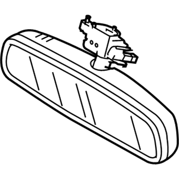 Volvo 31217819 Mirror Inside, Rear