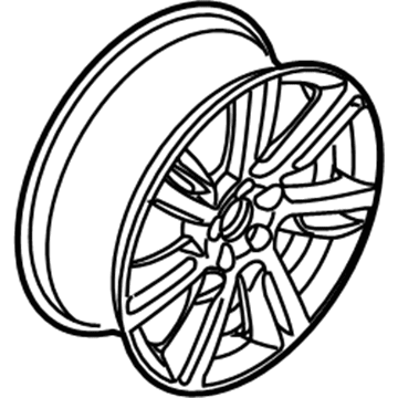 Volvo 31408947 Wheel, Alloy, Aluminium