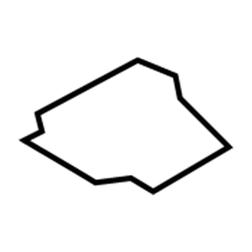 Volvo 31389072 Console Housing Mat, Rubber