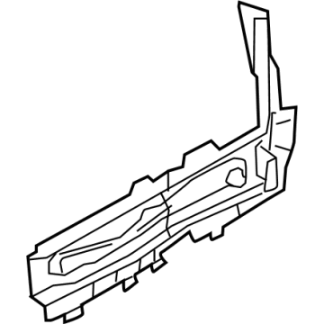 Volvo 31672123 Lower Rail, Passenger Side