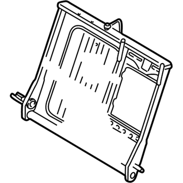 Volvo 31379085 Seat Back Frame, Passenger Side