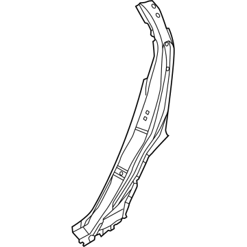 Volvo 31322740 Lock Pillar Reinforcement, Driver Side