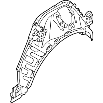 Volvo XC40 Recharge Fender Splash Shield - 32310251