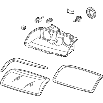 Volvo S80 Headlight - 30744491