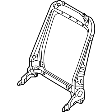 Volvo 31446582 Seat Back Frame, Passenger Side