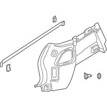 Volvo 31484939 Side Trim Panel, Passenger Side