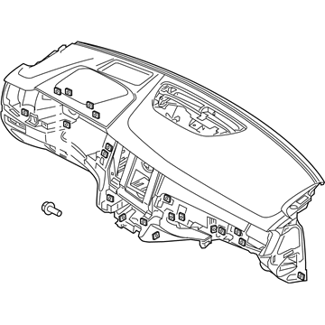 2019 Volvo V90 Instrument Cluster - 31688123