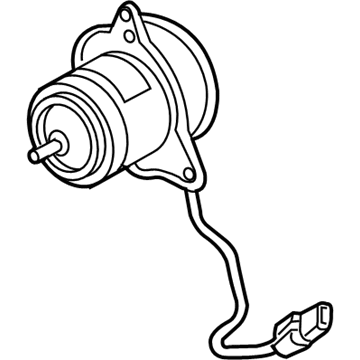 Volvo Cooling Fan Motor - 30864349