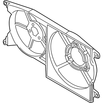 Volvo Cooling Fan Shroud - 30822035