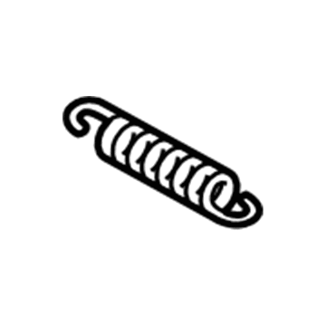Volvo 30740343 Sill Molding Spring