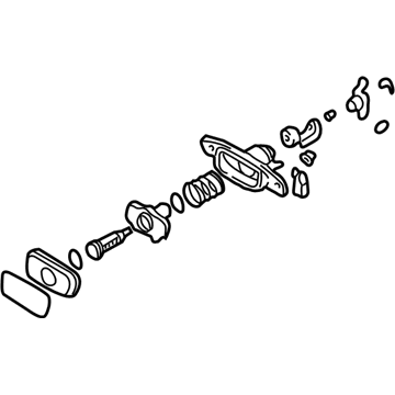 Volvo Door Lock Cylinder - 30899812