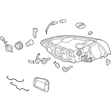 Volvo Headlight - 31265706