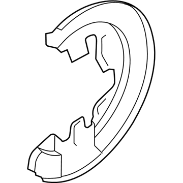 Volvo Brake Dust Shield - 31408546