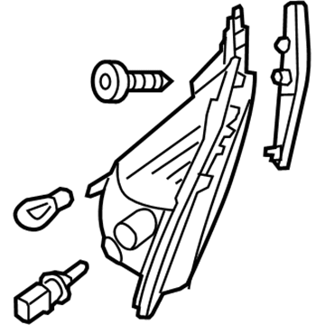 Volvo Bumper Reflector - 31353285