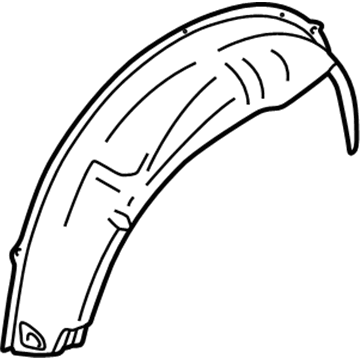 Volvo S60 Fender Splash Shield - 9170327