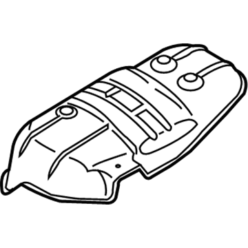 Volvo Exhaust Heat Shield - 8624879