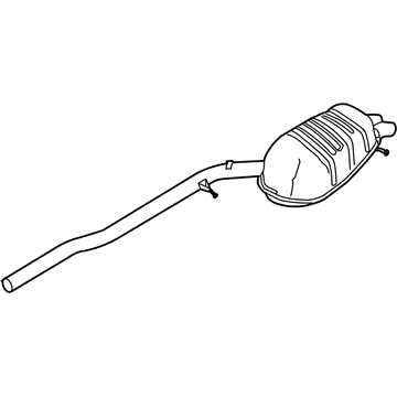 Volvo XC90 Muffler - 31201875