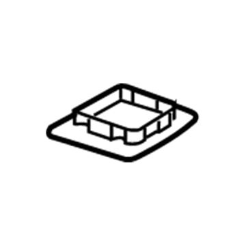 Volvo 39818447 Sunvisor Cap, Charcoal