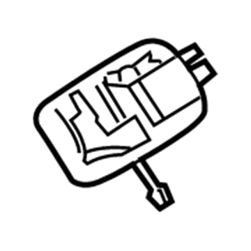 Volvo 39804251 Rear Bracket Cover, Charcoal, Passenger Side Volvo 39804251 Rear Bracket Cover, Charcoal, Passenger Side