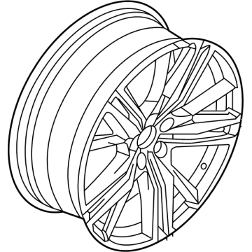 Volvo 32358787 Wheel, Alloy, Black, Aluminium