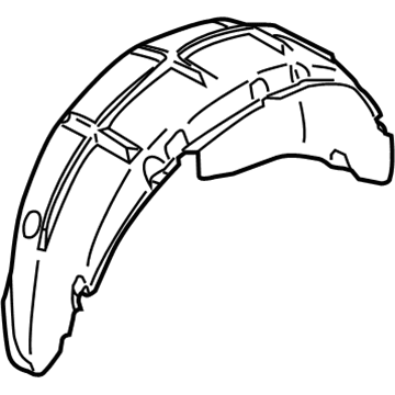 Volvo XC90 Fender Splash Shield - 8620532