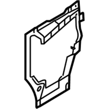 Volvo 30764834 Inner Side Panel, Passenger Side