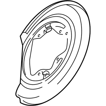 Volvo XC90 Brake Dust Shield - 8634730