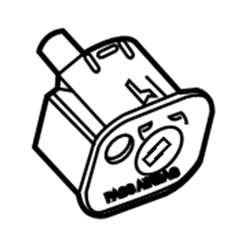 Volvo 31318268 On/Off Switch, Black Volvo 31318268 On/Off Switch, Black