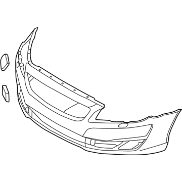 2016 Volvo S80 Bumper - 31353716