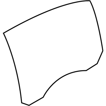 Volvo 31217989 Moveable Glass, Driver Side