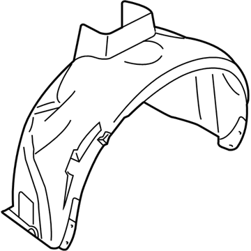 Volvo XC60 Fender Splash Shield - 31407824