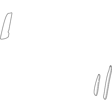 Volvo 31498287 Bolster Cover, Charcoal, Driver Side