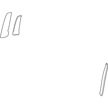 Volvo 31498299 Bolster Cover, Charcoal, Passenger Side