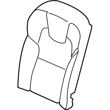 Volvo 31482771 Seat Back Pad, Driver Side
