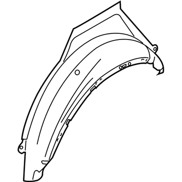 2011 Volvo C30 Fender Splash Shield - 31214129