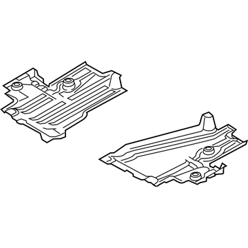 Volvo 31694916 Under Cover, Passenger Side