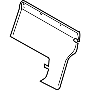 Volvo 39978730 Mat, Black, Driver Side