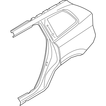 Volvo 31416317 Quarter Panel, Driver Side Volvo 31416317 Quarter Panel, Driver Side