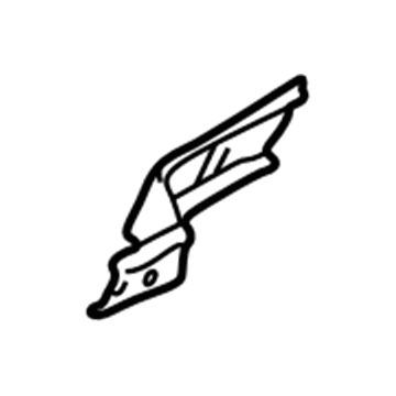 Volvo 9444361 Lower Bracket, Passenger Side