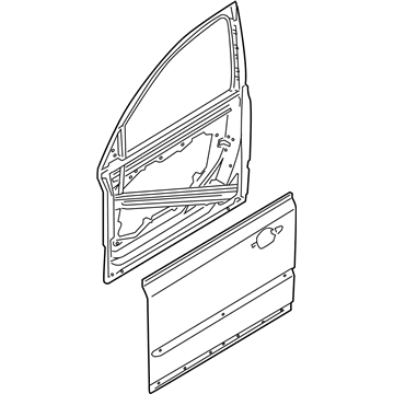 Volvo 31335440 Door Shell, Front
