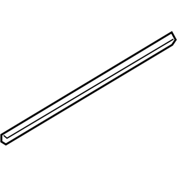 Volvo 31213832 Lower Door Trim, Black, Driver Side Volvo 31213832 Lower Door Trim, Black, Driver Side