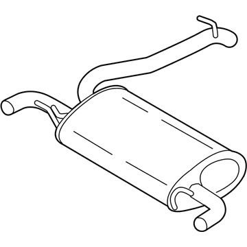 Volvo S60 Muffler - 31392520