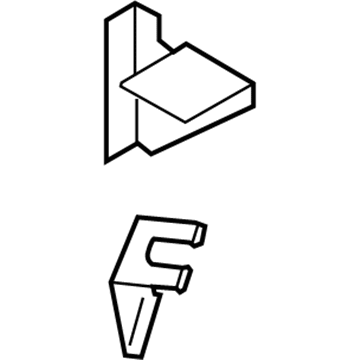 Volvo 30795430 Front Bracket, Driver Side