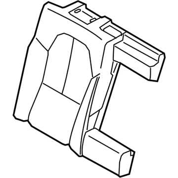 2021 Volvo XC40 Seat Cushion Pad - 31446969