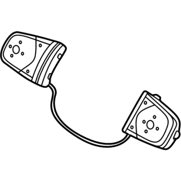 Volvo 32316040 Audio Switch, Black