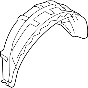 Volvo XC60 Fender Splash Shield - 31283478