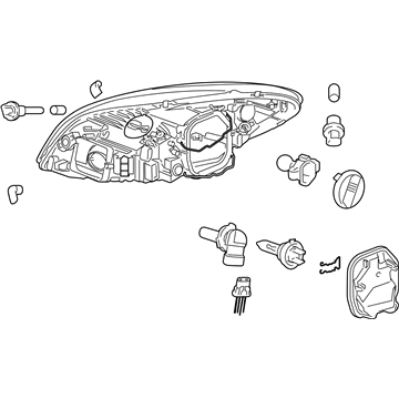 Volvo Headlight - 31299758